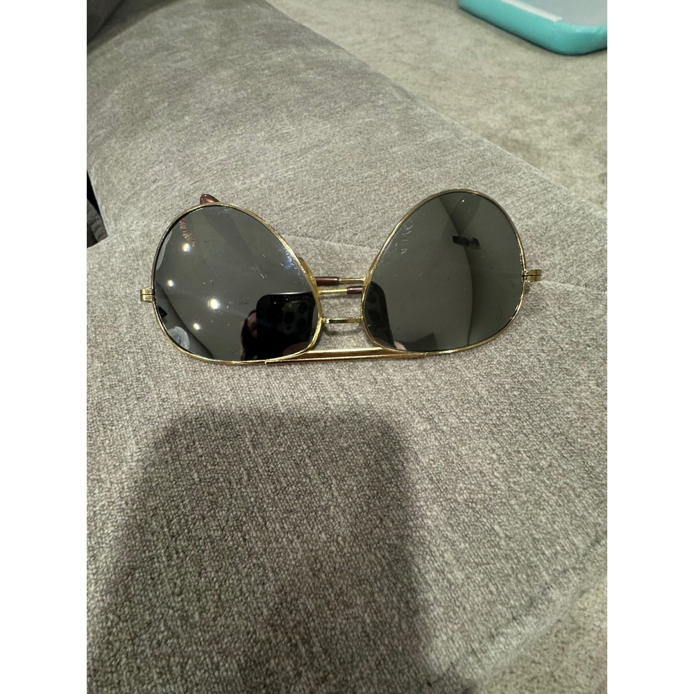 Vintage Aviator Sunglasses Mirrored Gold Men's 1990s Vietnam - Picture 9 of 9